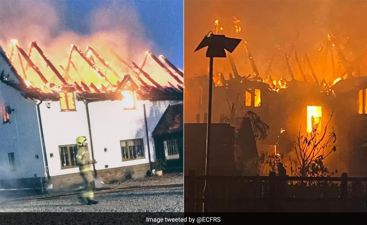 Barking Dogs Help Owners Escape Devastating House Fire In Middle Of The Night