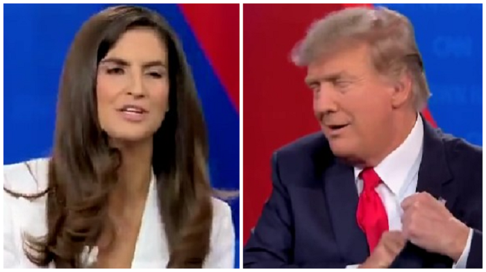 CNN's Kaitlan Collins destroyed when Donald Trump literally took receipts out of his pocket
