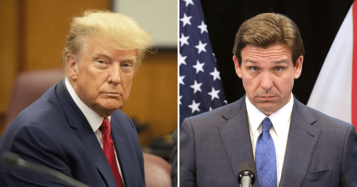 Donald Trump is attacking Fox News for "desperately pushing" Ron DeSantis as a GOP threat