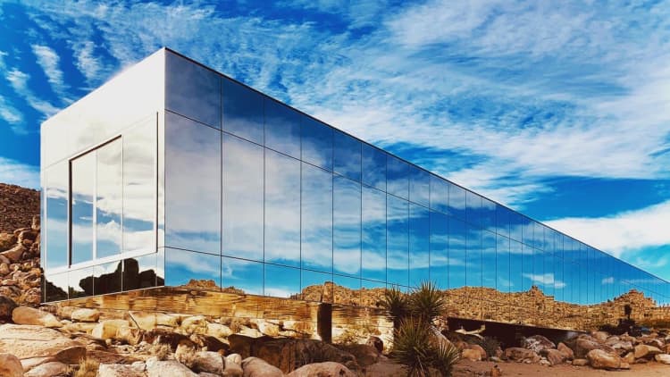 Look inside the Joshua Tree Invisible House, for sale for $18 million