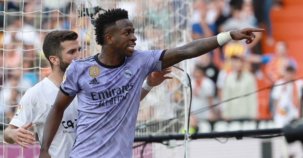 Real Madrid's Vinícius Júnior says racism is 'normal' in Spain after abuse in Valencia