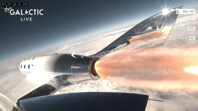 Finally!  Virgin Galactic has taken its first paying customers into space: ScienceAlert