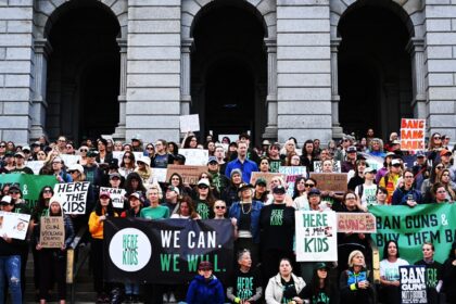 Gun sit-in begins at Colorado Capitol as protesters urge Polis to ban firearms