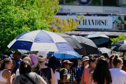 Swifties wait for hours at Empower Field