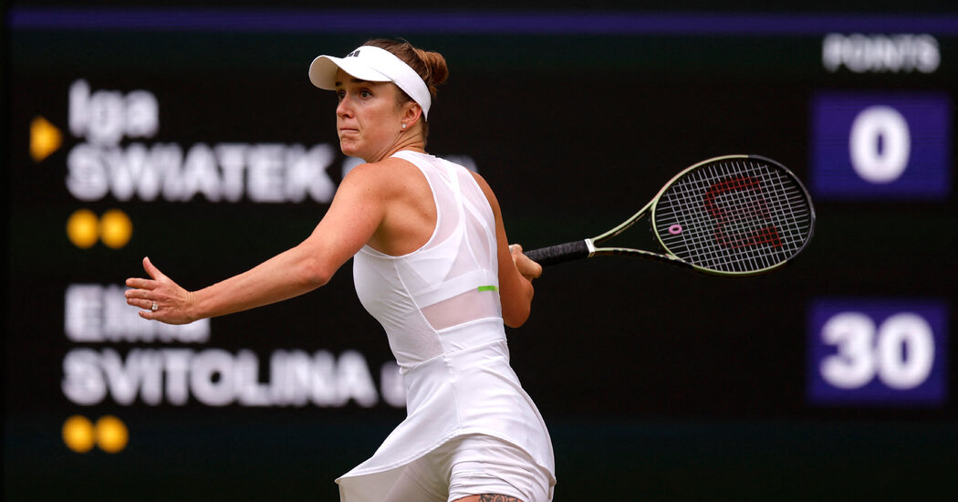 Ukraine's Elina Svitolina one match away from Wimbledon final