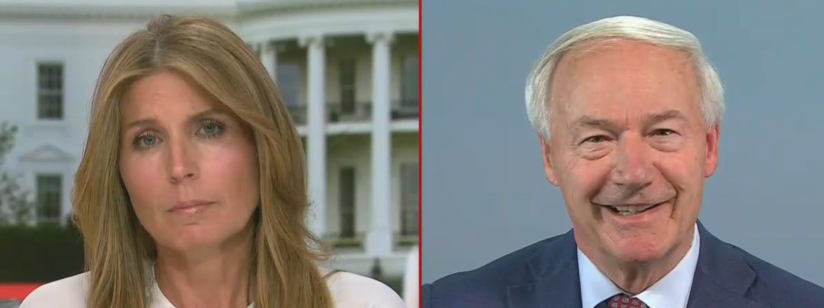 Asa Hutchinson is interviewed by MSNBC's Nicolle Wallace.