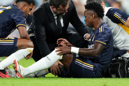 Real Madrid win despite Vinicius Junior injury as Jude Bellingham scores fourth goal in first three matches