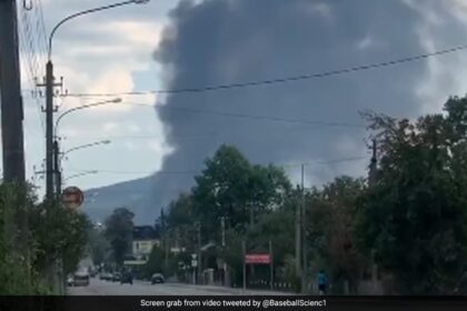 Video: Huge Fire At Oil Pipeline In Ukraine