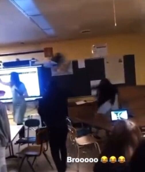 Michigan: Student Attacks High School Teacher With Chair Thrown at Back of Her Head (Video) | The Gateway Pundit