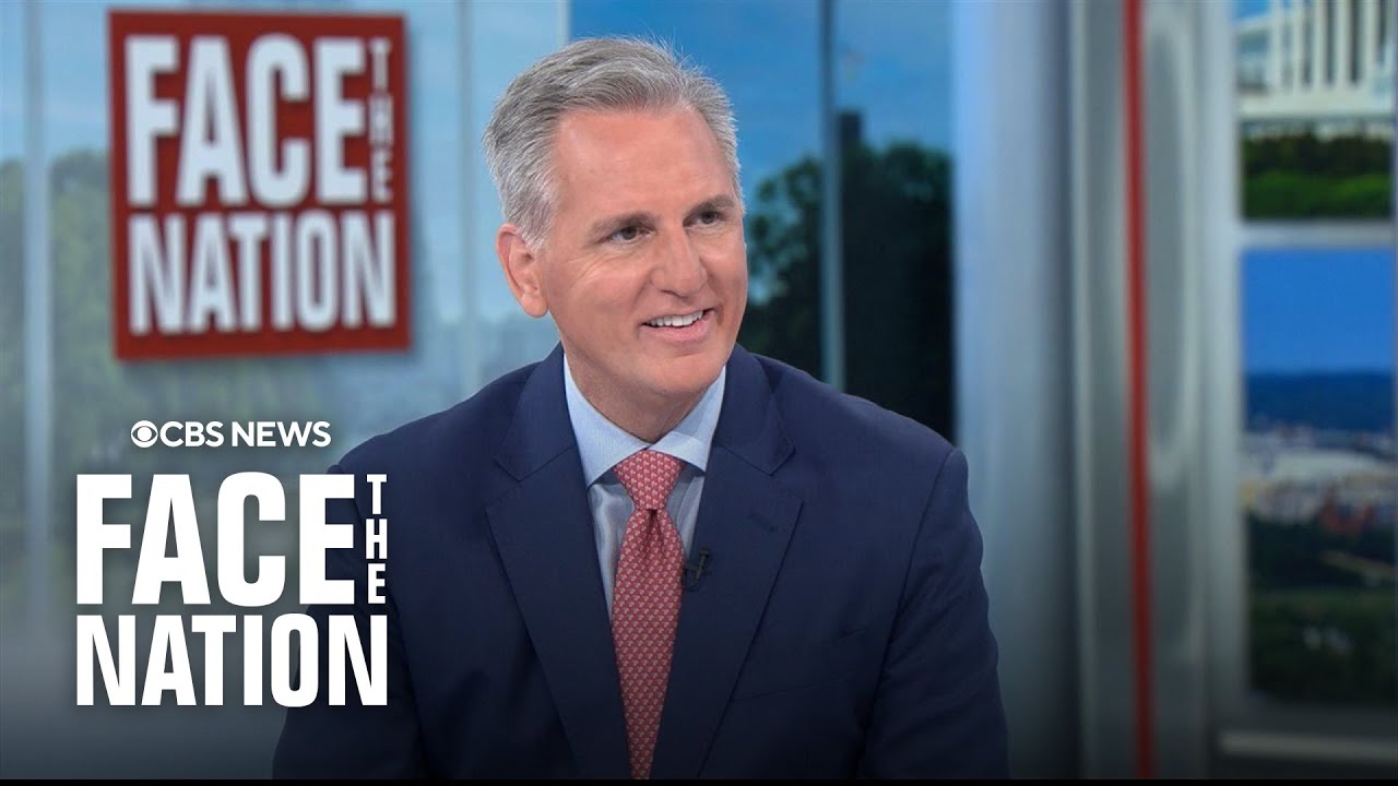 Kevin McCarthy speaks on CBS's Face The Nation.