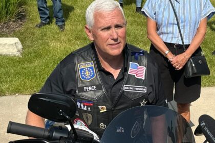 Mike Pence at the Joni Ernst roast and ride