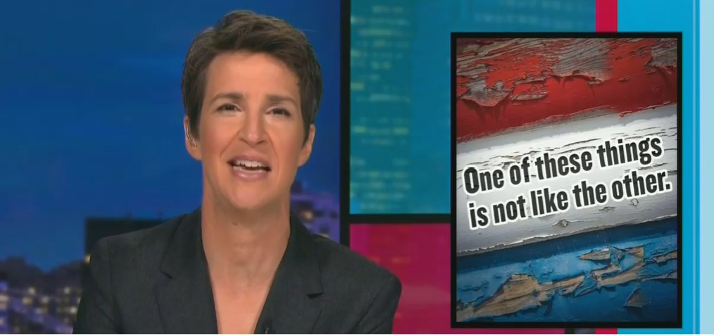 Rachel Maddow speaks on The Rachel Maddow Show.