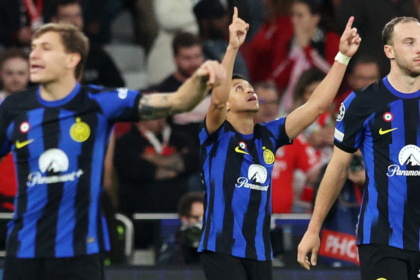 Inter storm back from shock 3-0 Champions League deficit to draw 3-3 against Benfica in Lisbon