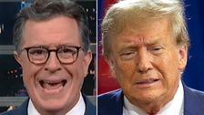 Stephen Colbert Shreds Trump With Just 'A Little Bit Of A Red Flag'