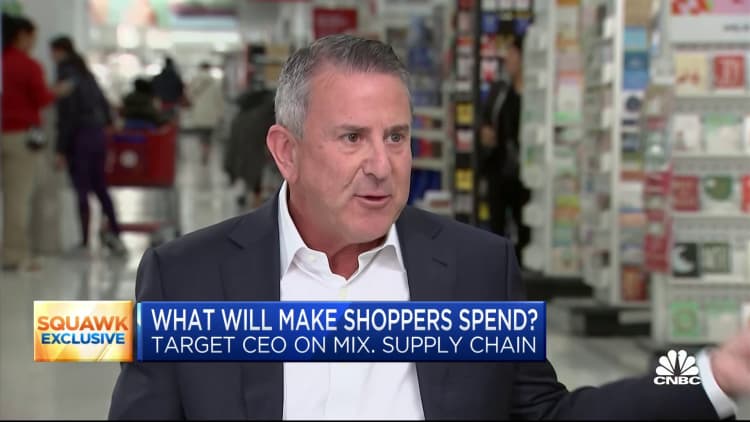 Target CEO says shoppers are pulling back, even on groceries