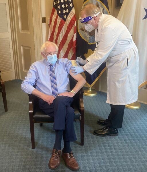 Fully Vaccinated 82-Year-Old Bernie Sanders Tests Positive for COVID-19 | The Gateway Pundit