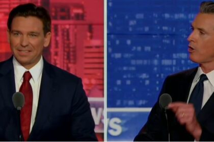 Gavin Newsom and Ron DeSantis debate on Hannity.