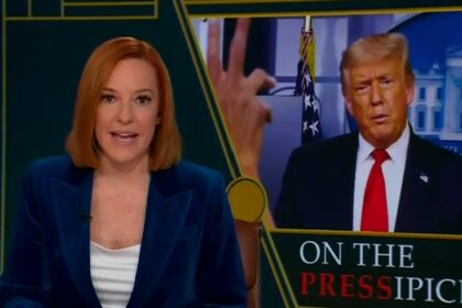 Jen Psaki talks about Trump's threats to MSNBC.