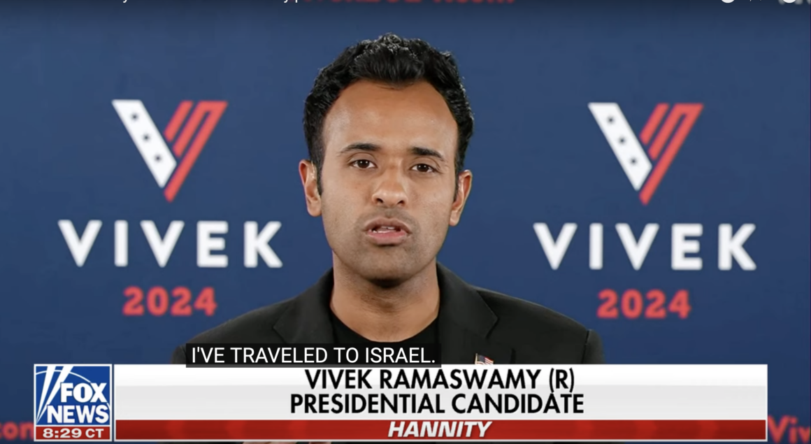 Vivek Ramaswamy, screen capture Fox News