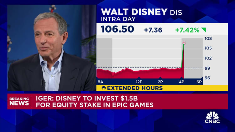 Disney to take $1.5 billion stake in Epic Games, maker of Fortnite