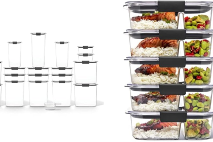 pile of clear glass food storage containers