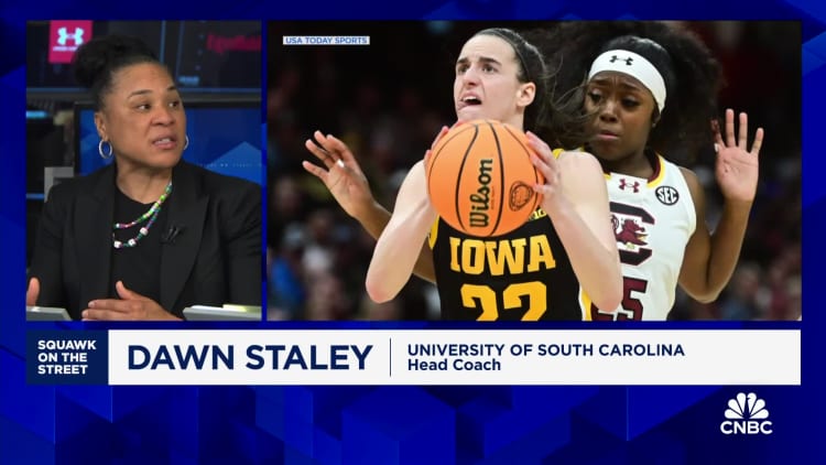 South Carolina coach Dawn Staley calls for women's sports investment