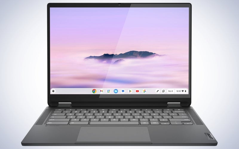 The best Chromebooks for students on a plain white background.