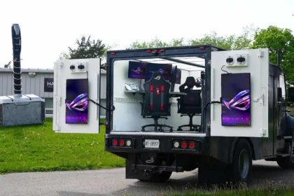 Featured image for This armored truck hides an ASUS ROG gaming setup inside