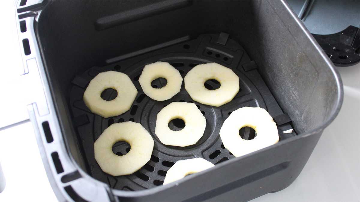 Eggs in an air fryer